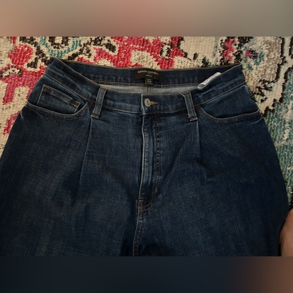 Banana Republic Factory wide leg trouser jeans - Picture 5 of 8